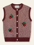 Helmstedt NAYA VEST Knitwear Striped Knit