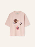 Helmstedt NOOR T-SHIRT Shirts Hushed Violet with print