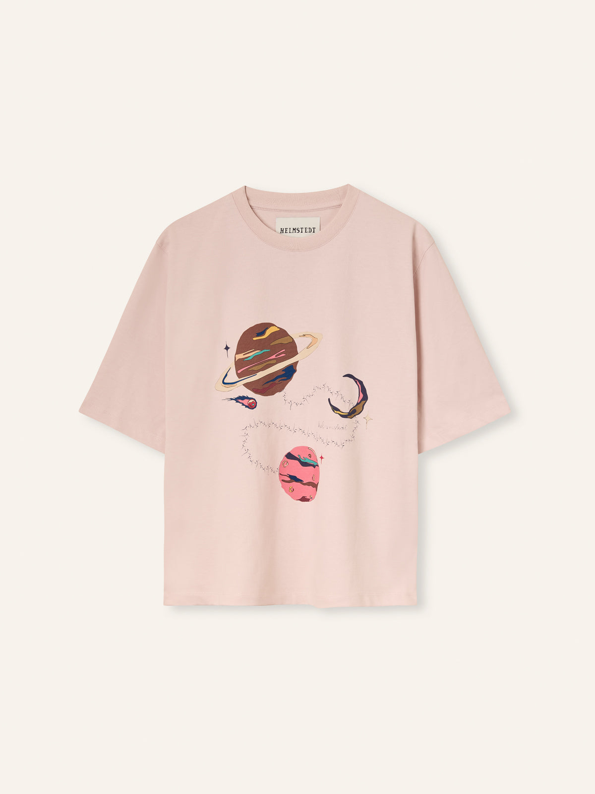 Helmstedt NOOR T-SHIRT Shirts Hushed Violet with print