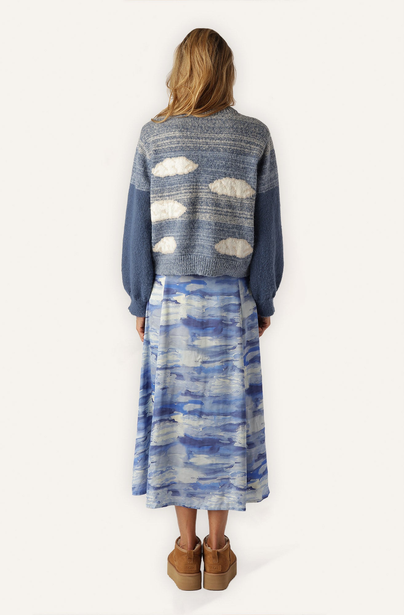 Helmstedt RABECCA SWEATER - Cloud Knitwear Blue Clouds