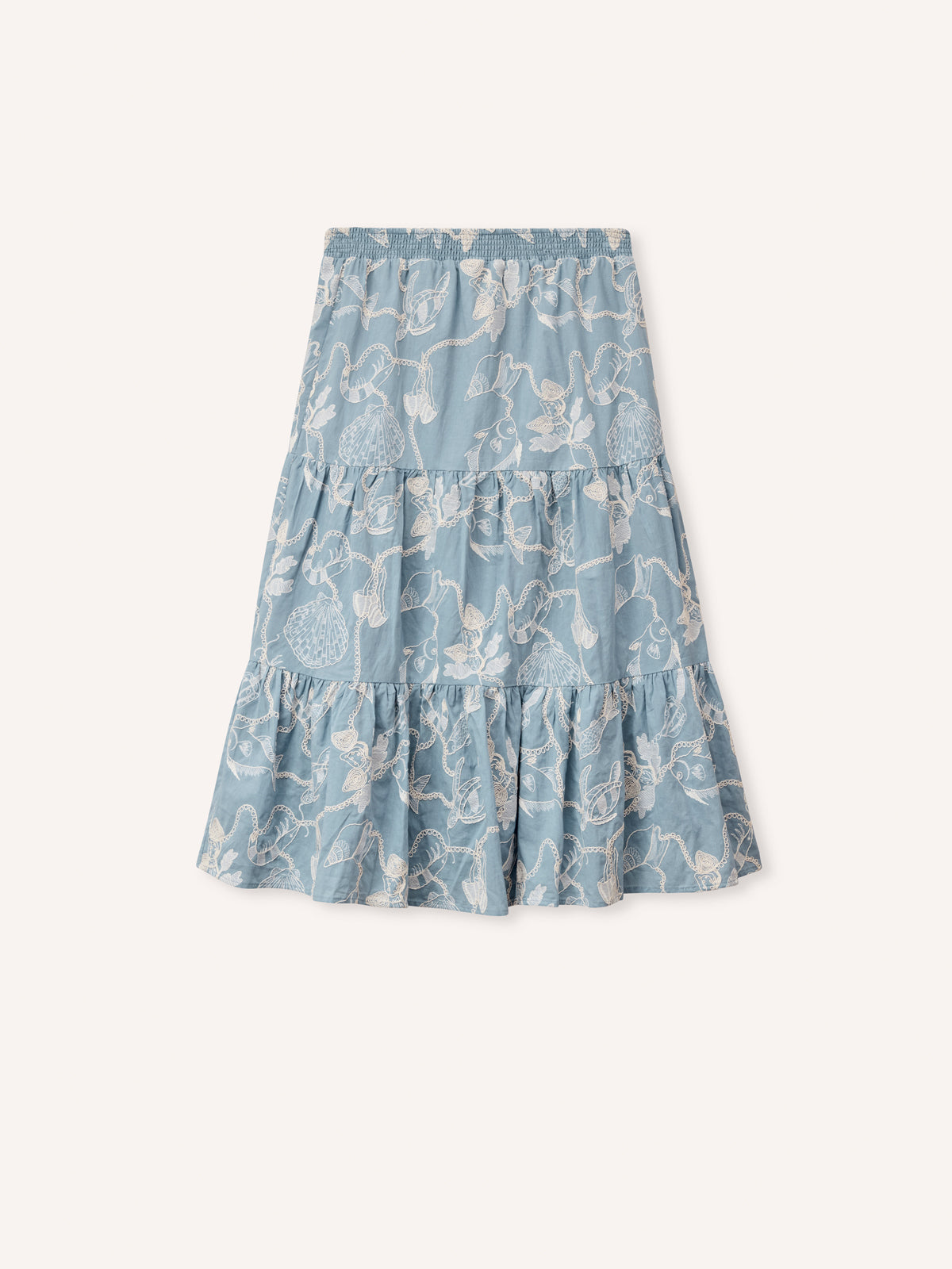 Helmstedt ROSA SKIRT Skirts Dusty Blue
