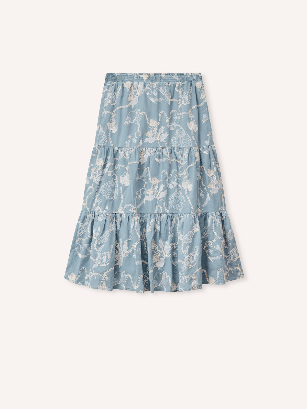 Helmstedt ROSA SKIRT Skirts Dusty Blue