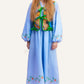 Sigrid Dress - Blue Green