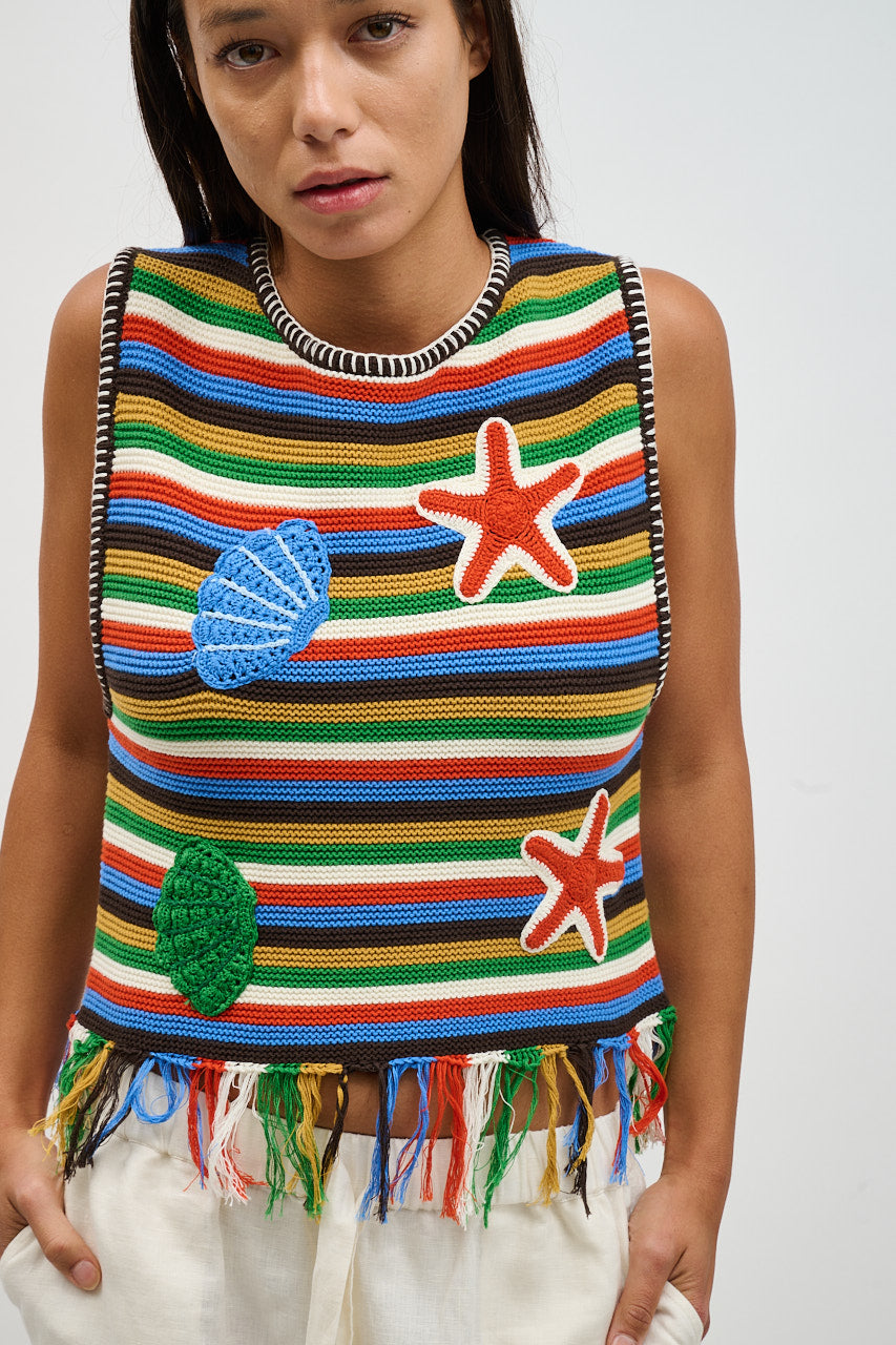 Helmstedt STELLA VEST Vest Sea Stripes