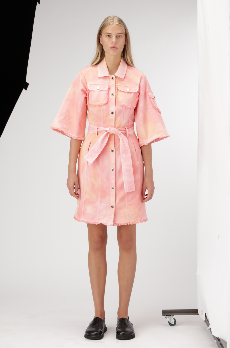 Tie Dye Me Belted Dress
