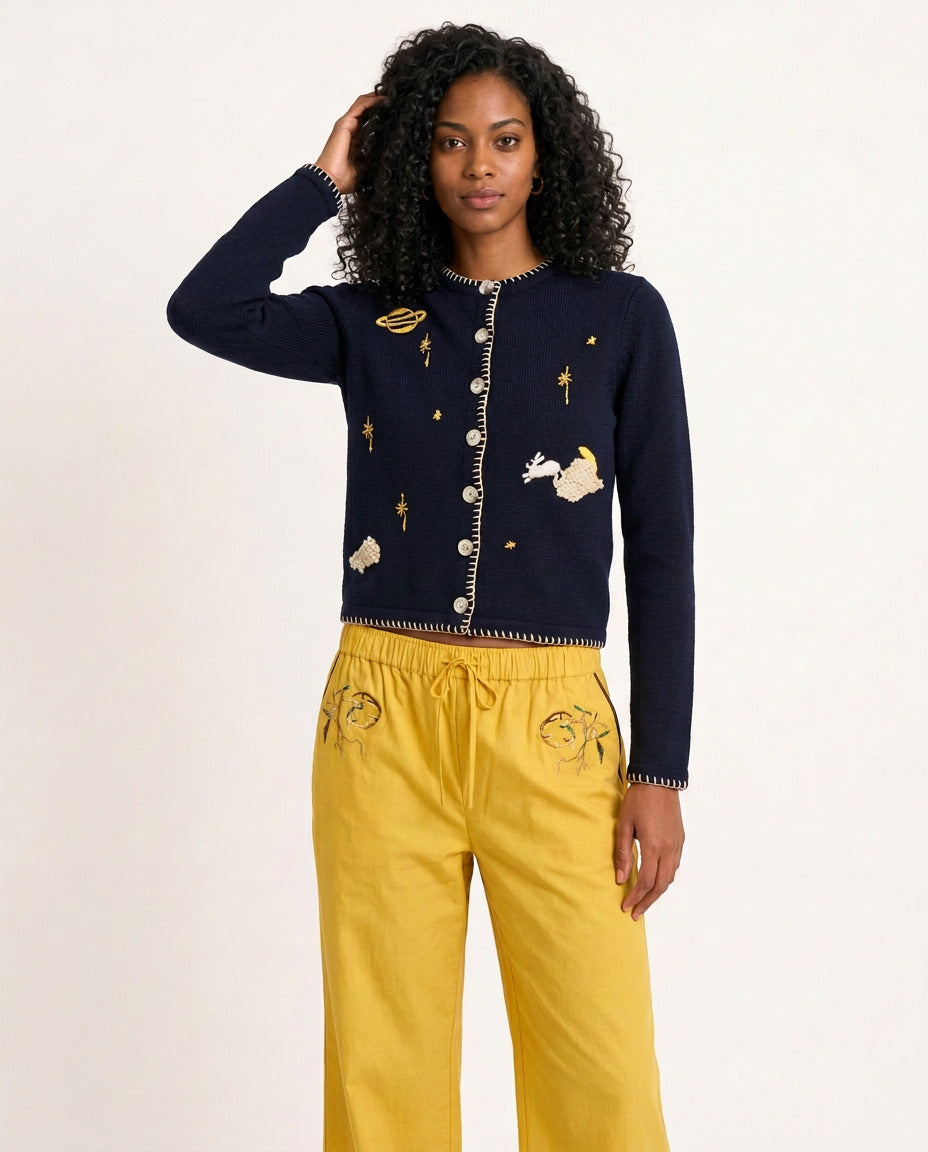 Helmstedt TOVE CARDIGAN Knitwear Night Sky