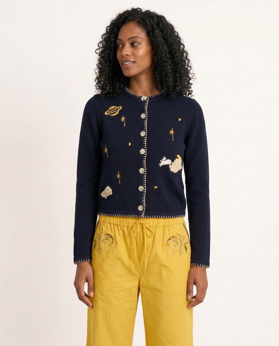 Helmstedt TOVE CARDIGAN Knitwear Night Sky