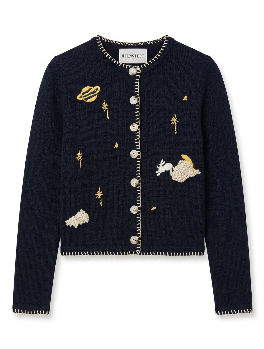 Helmstedt TOVE CARDIGAN Knitwear Night Sky