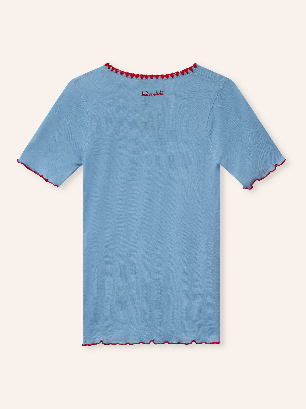 Helmstedt TRINE SHORT SLEEVE Tops Dusty Blue