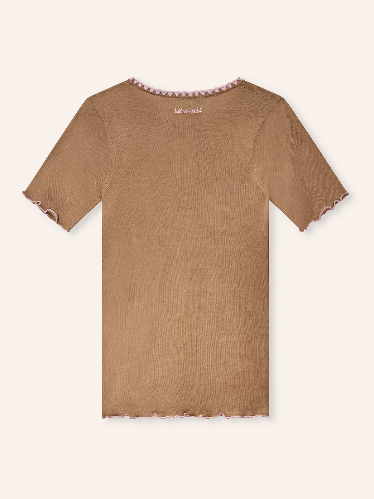 Helmstedt TRINE SHORT SLEEVE Tops Nougat Creme