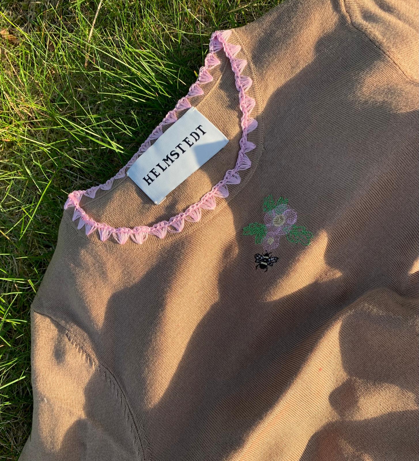 Helmstedt TRINE SHORT SLEEVE Tops Nougat Creme
