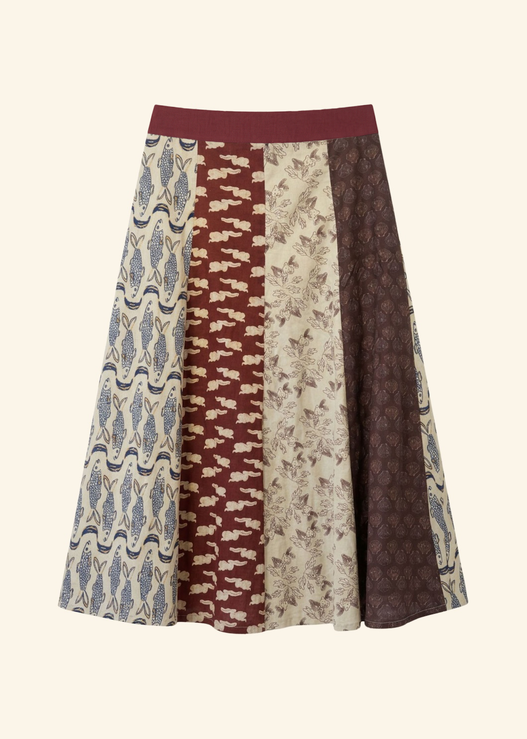 Helmstedt VIENNA SKIRT Skirts Multi Print - Patchwork of Dreams