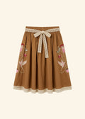 Helmstedt VIVIENNE SKIRT Skirts Honey Brown