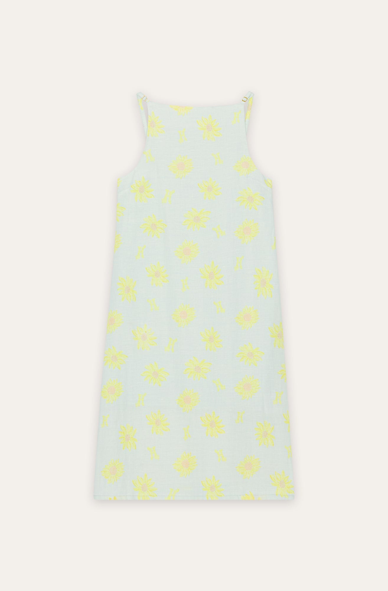 Kids Hana Dress - Sunflower Field Blue