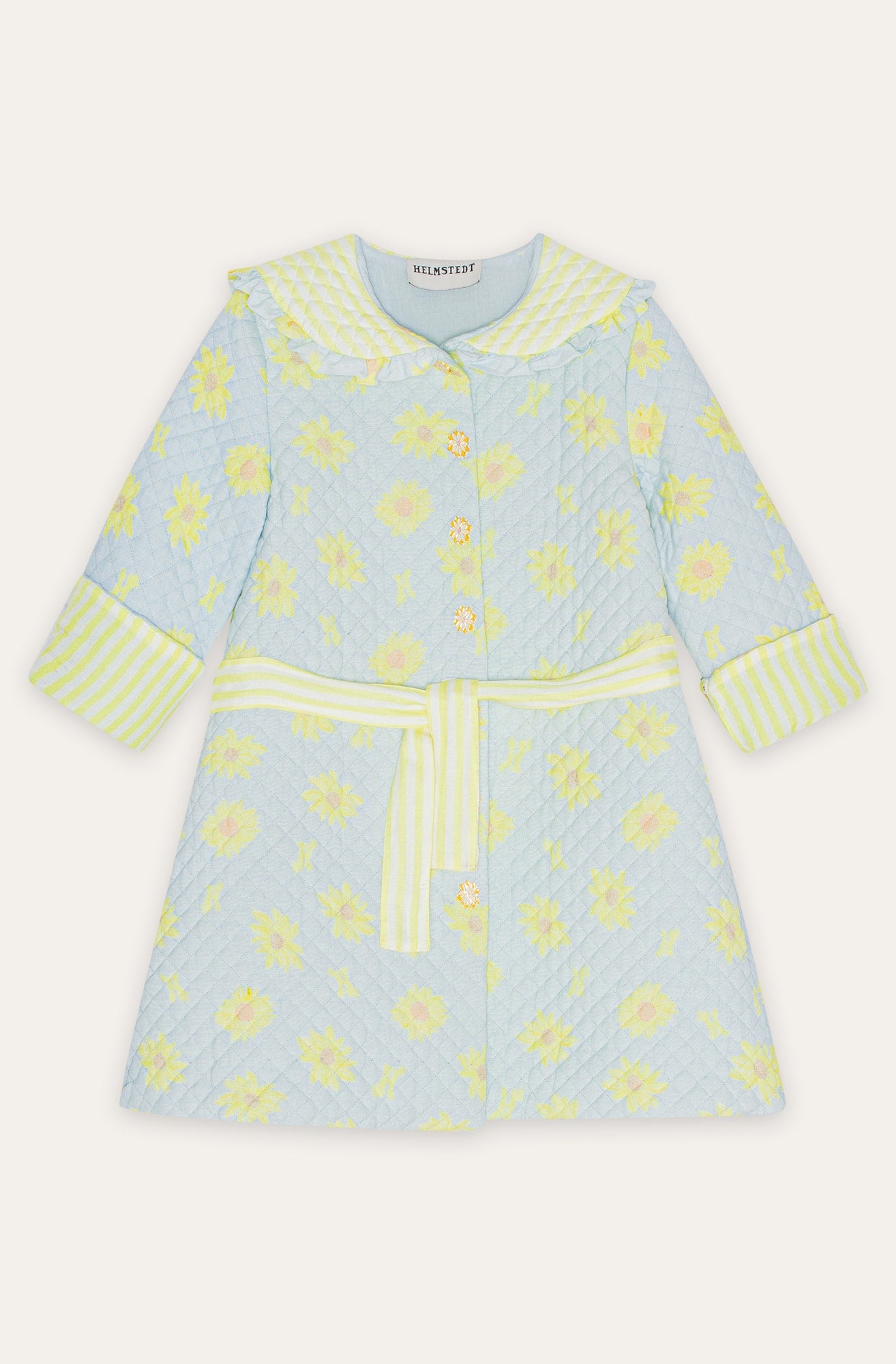 Kids Himawari Robe - Sunflower Field Blue