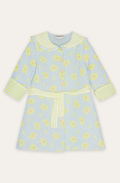 Kids Himawari Robe - Sunflower Field Blue