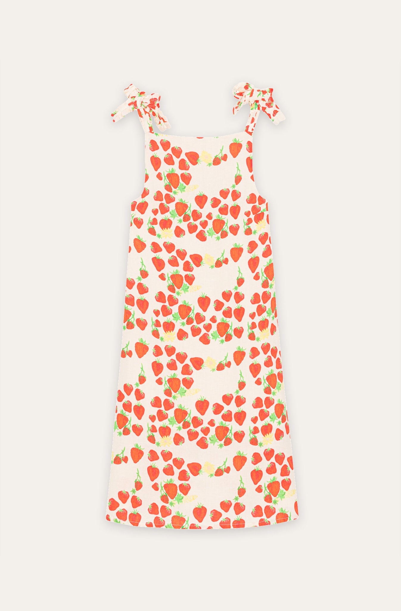 Kids Strawberry Strap Dress